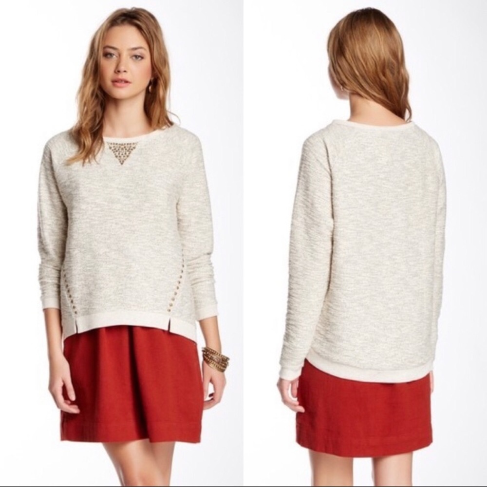 Lucky Lotus/ Lucky Brand Embellished Sweater size M